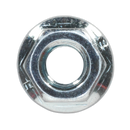 Flange Nut Serrated M6 Zinc DIN 6923 Pack of 100 | Pipe Manufacturers Ltd..