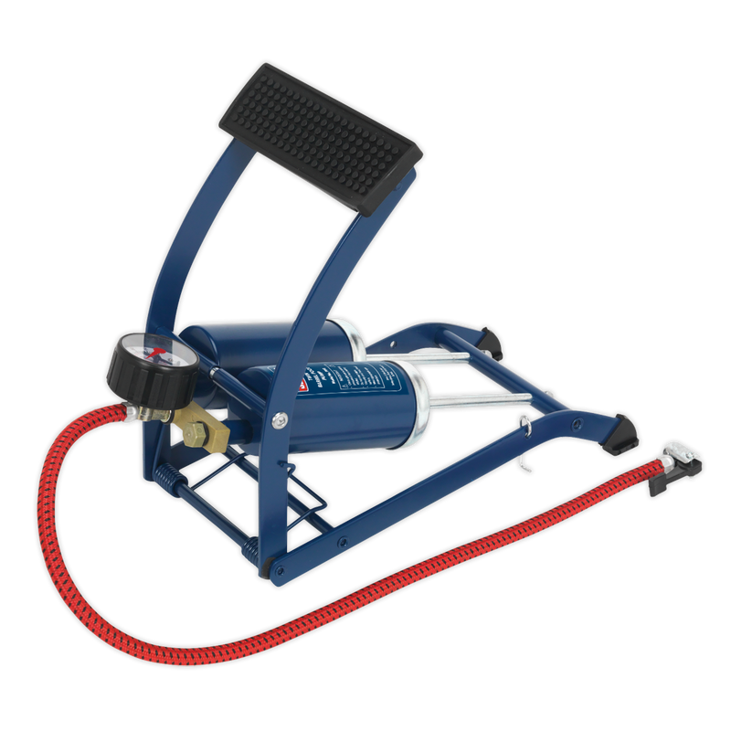 Foot Pump Twin Barrel | Pipe Manufacturers Ltd..