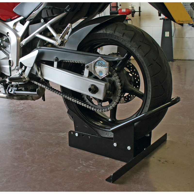 Motorcycle Rear Wheel Chock | Pipe Manufacturers Ltd..