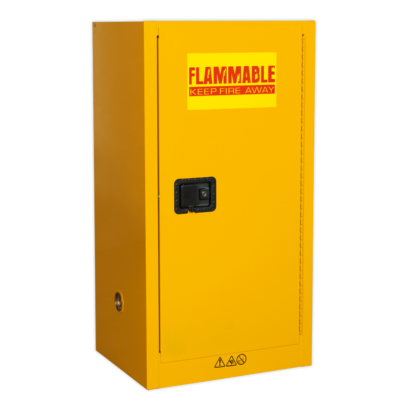 Flammables Storage Cabinet 585 x 460 x 1120mm | Pipe Manufacturers Ltd..