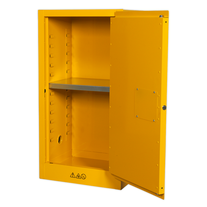 Flammables Storage Cabinet 585 x 460 x 1120mm | Pipe Manufacturers Ltd..