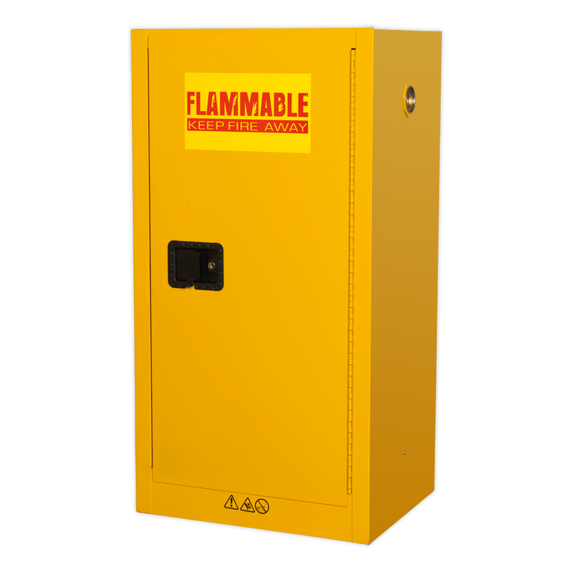 Flammables Storage Cabinet 585 x 460 x 1120mm | Pipe Manufacturers Ltd..