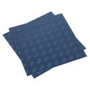 Vinyl Floor Tile with Peel & Stick Backing - Blue Treadplate Pack of 16 | Pipe Manufacturers Ltd..