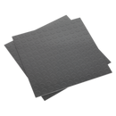 Vinyl Floor Tile with Peel & Stick Backing - Silver Coin Pack of 16 | Pipe Manufacturers Ltd..