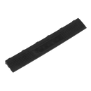 Polypropylene Floor Tile Edge 400 x 60mm Black Female - Pack of 6 | Pipe Manufacturers Ltd..