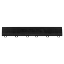 Polypropylene Floor Tile Edge 400 x 60mm Black Female - Pack of 6 | Pipe Manufacturers Ltd..