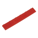 Polypropylene Floor Tile Edge 400 x 60mm Red Female - Pack of 6 | Pipe Manufacturers Ltd..