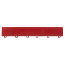 Polypropylene Floor Tile Edge 400 x 60mm Red Female - Pack of 6 | Pipe Manufacturers Ltd..