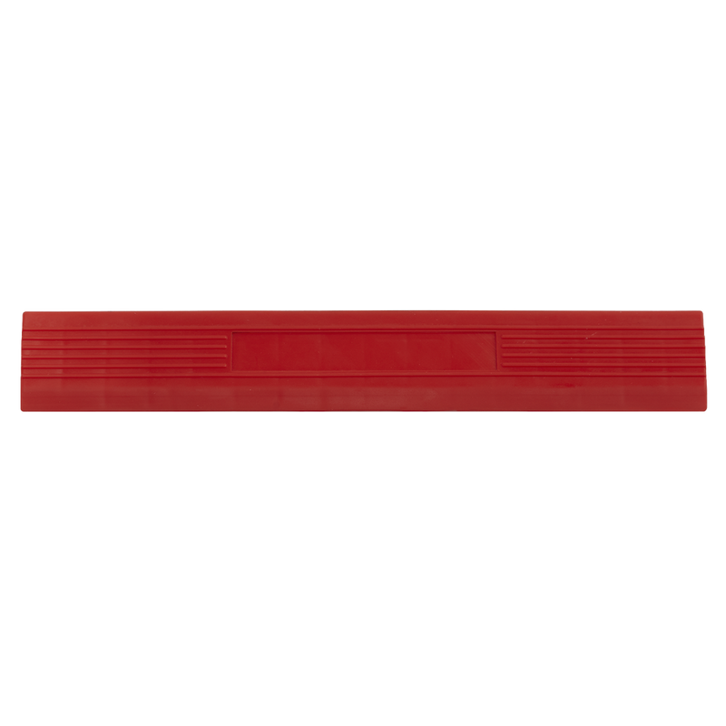Polypropylene Floor Tile Edge 400 x 60mm Red Male - Pack of 6 | Pipe Manufacturers Ltd..