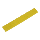 Polypropylene Floor Tile Edge 400 x 60mm Yellow Female - Pack of 6 | Pipe Manufacturers Ltd..