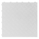 Polypropylene Floor Tile 400 x 400mm - White Treadplate - Pack of 9 | Pipe Manufacturers Ltd..