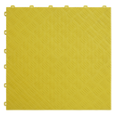 Polypropylene Floor Tile - Yellow Treadplate 400 x 400mm - Pack of 9 | Pipe Manufacturers Ltd..