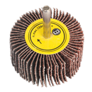 Flap Wheel ¯25 x 10mm 6mm Shaft 60Grit | Pipe Manufacturers Ltd..