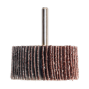 Flap Wheel ¯25 x 10mm 6mm Shaft 80Grit | Pipe Manufacturers Ltd..