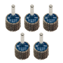 ¯25 x 20mm Flap Wheel 6mm Shaft 60Grit - Pack of 5