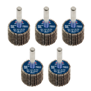 ¯25 x 20mm Flap Wheel 6mm Shaft 80Grit - Pack of 5