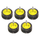 ¯50 x 25mm Flap Wheel 6mm Shaft 40Grit - Pack of 5