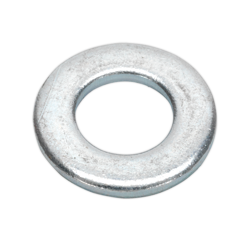 Flat Washer M10 x 21mm Form A Zinc DIN 125 Pack of 100 | Pipe Manufacturers Ltd..