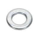 Flat Washer M5 x 10mm Form A Zinc DIN 125 Pack of 100 | Pipe Manufacturers Ltd..