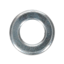 Flat Washer M5 x 10mm Form A Zinc DIN 125 Pack of 100 | Pipe Manufacturers Ltd..