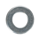 Flat Washer M8 x 17mm Form A Zinc DIN 125 Pack of 100 | Pipe Manufacturers Ltd..