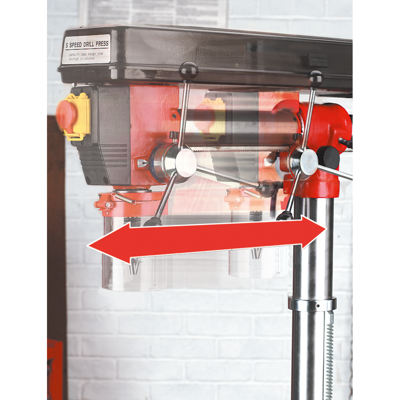 Radial Pillar Drill Bench 5-Speed 820mm Height 550W/230V | Pipe Manufacturers Ltd..