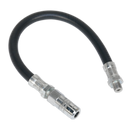 Rubber Delivery Hose with 4-Jaw Connector Flexible 300mm 1/8"BSP Gas | Pipe Manufacturers Ltd..