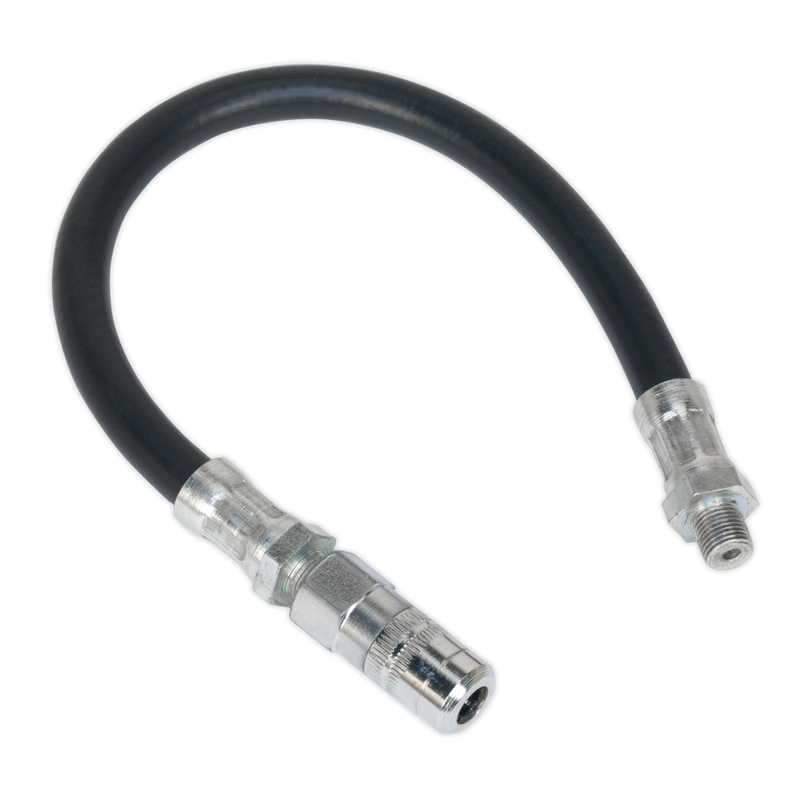 Rubber Delivery Hose with 4-Jaw Connector Flexible 300mm 1/8"BSP Gas | Pipe Manufacturers Ltd..