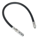 Rubber Delivery Hose with 4-Jaw Connector Flexible 450mm 1/8"BSP Gas | Pipe Manufacturers Ltd..