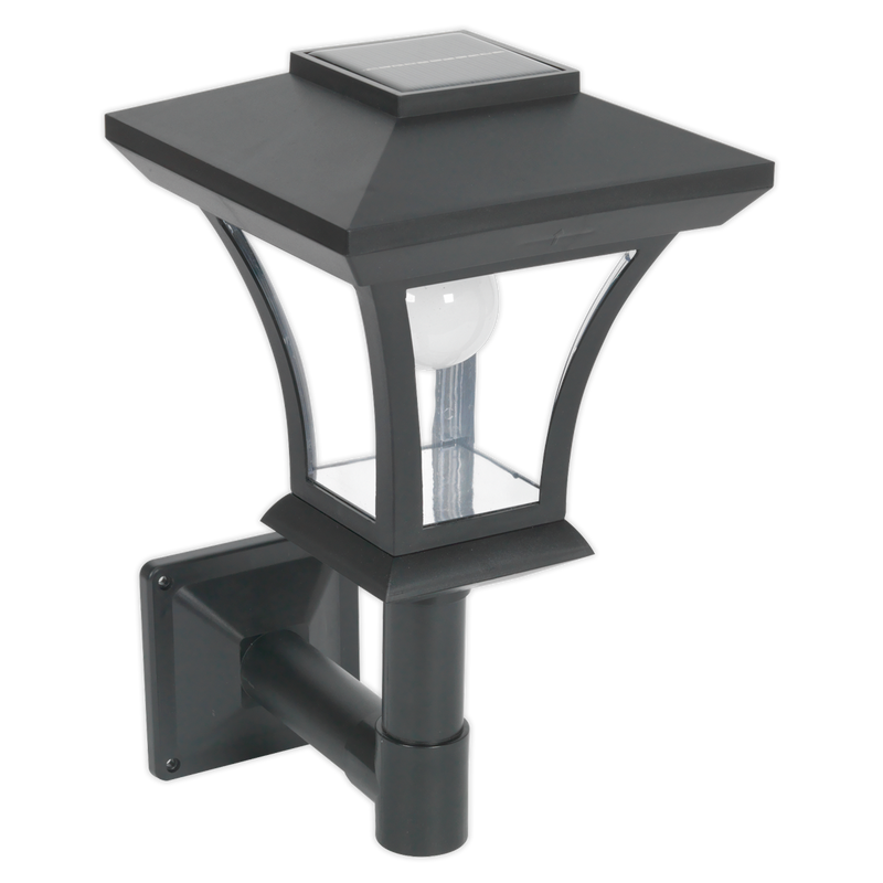 Solar Powered LED Garden Lamp Wall Mounting | Pipe Manufacturers Ltd..