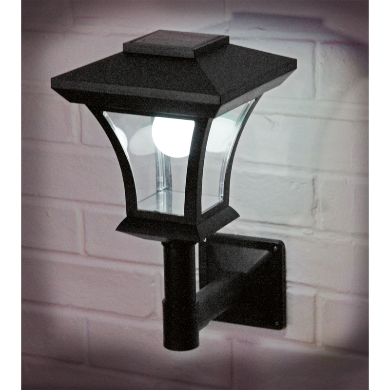 Solar Powered LED Garden Lamp Wall Mounting | Pipe Manufacturers Ltd..