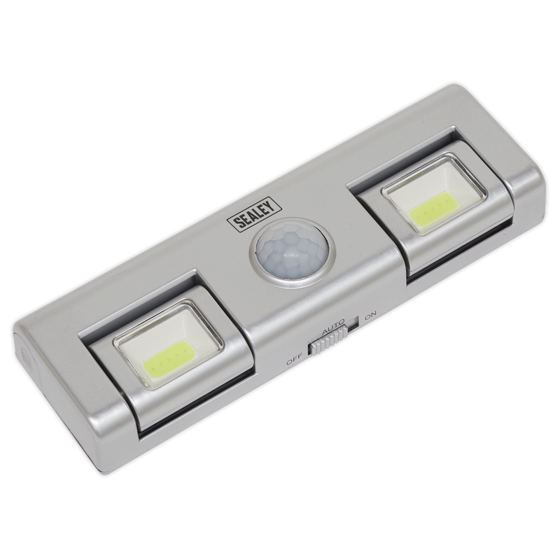 Auto Light 1W COB LED with PIR Sensor 3 x AA Cell | Pipe Manufacturers Ltd..