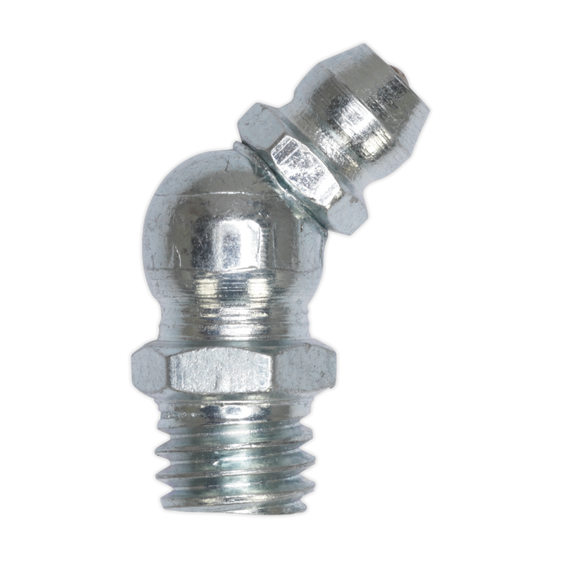 Grease Nipple 45¡ 1/4"UNF Pack of 25 | Pipe Manufacturers Ltd..
