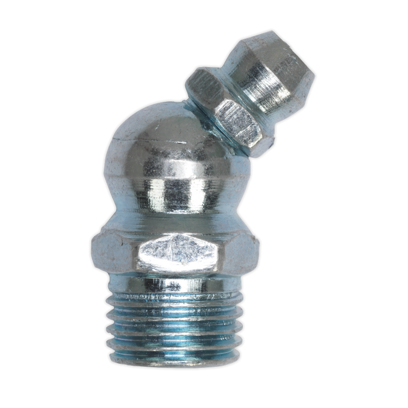 Grease Nipple 45¡ 10 x 1mm Pack of 25 | Pipe Manufacturers Ltd..