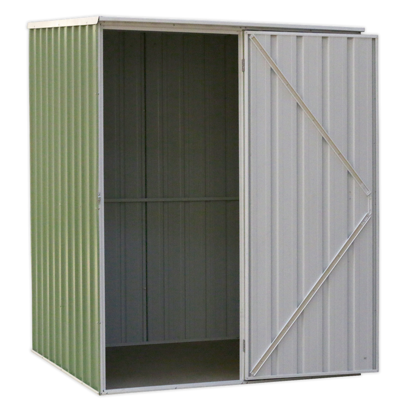 Galvanized Steel Shed Green 1.51 x 1.51 x 2m | Pipe Manufacturers Ltd..
