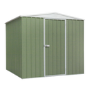 Galvanized Steel Shed Green 2.3 x 2.3 x 2.2m | Pipe Manufacturers Ltd..