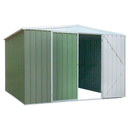 Galvanized Steel Shed Green 3 x 3 x 2m | Pipe Manufacturers Ltd..
