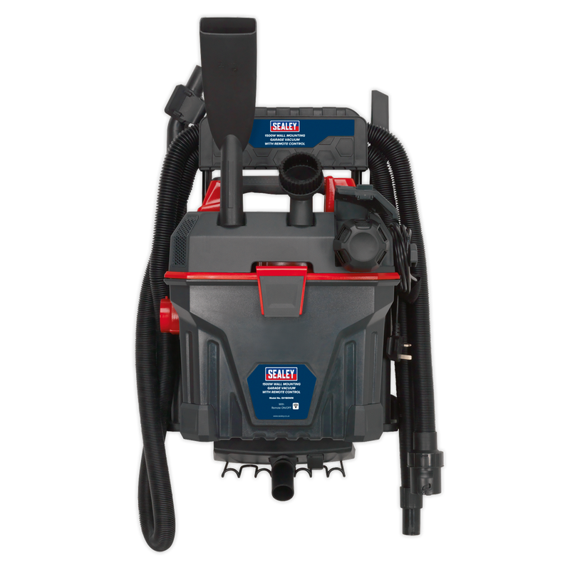 Garage Vacuum 1500W with Remote Control - Wall Mounting | Pipe Manufacturers Ltd..