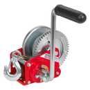 Geared Hand Winch with Brake & Cable 540kg Capacity | Pipe Manufacturers Ltd..