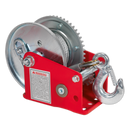 Geared Hand Winch with Brake & Cable 540kg Capacity | Pipe Manufacturers Ltd..
