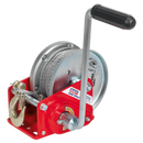 Geared Hand Winch with Brake & Cable 900kg Capacity | Pipe Manufacturers Ltd..