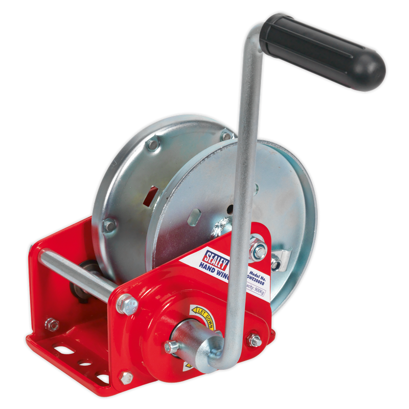Geared Hand Winch with Brake 900kg Capacity | Pipe Manufacturers Ltd..