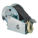 Geared Hand Winch 540kg Capacity with Webbing Strap | Pipe Manufacturers Ltd..