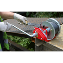 Geared Hand Winch with Brake & Webbing 900kg Capacity | Pipe Manufacturers Ltd..