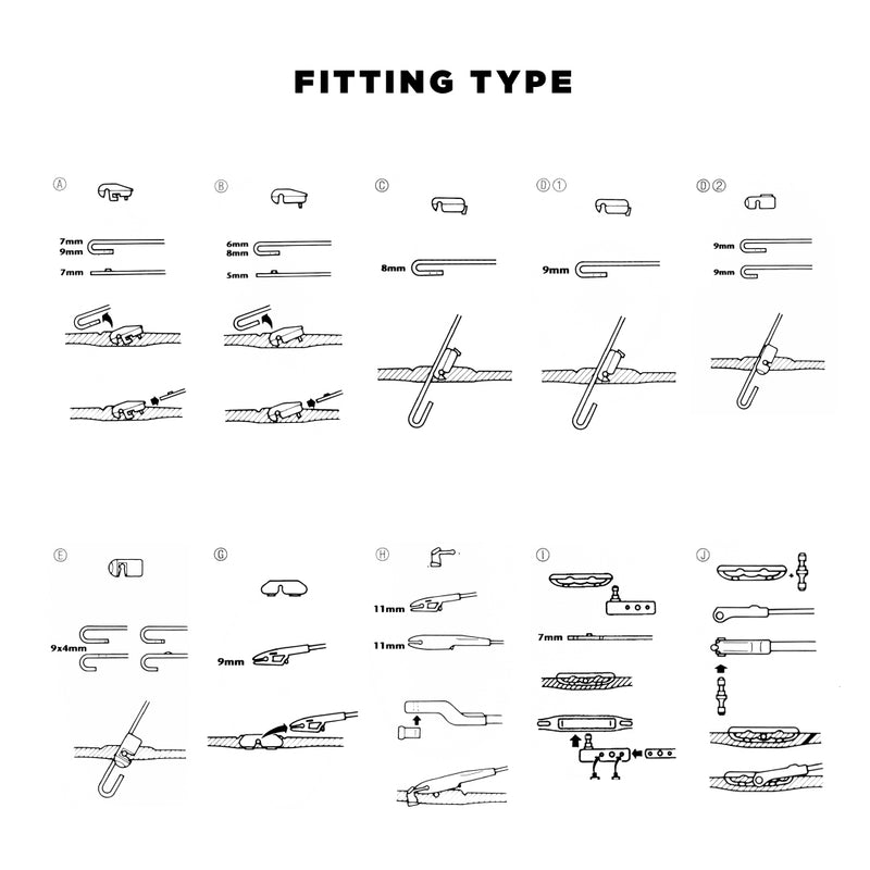 Gates Universal Wiper Blades | Pipe Manufacturers Ltd..