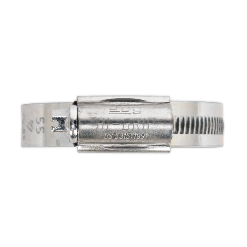 HI-GRIP¨ Hose Clip Zinc Plated Pack of 10 | Pipe Manufacturers Ltd..