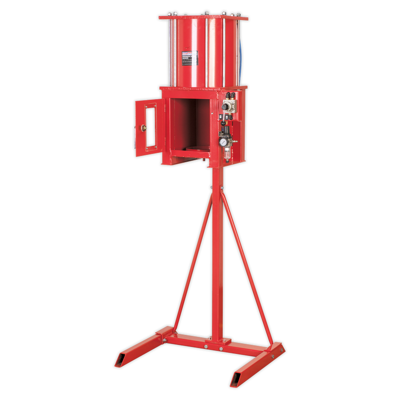 Pneumatic Oil Filter Crusher | Pipe Manufacturers Ltd..