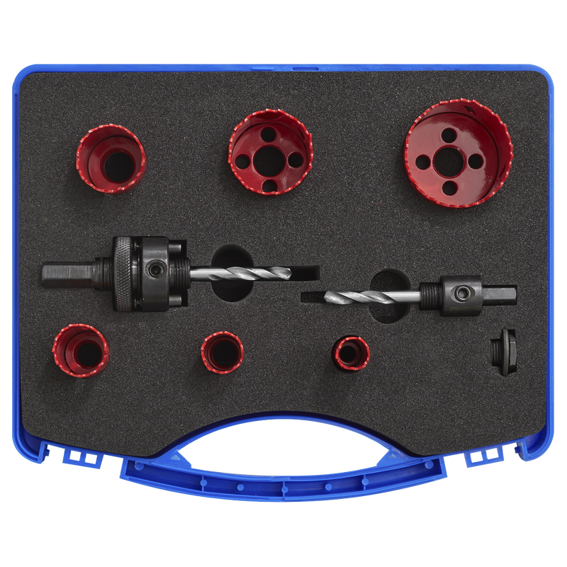 Hole-Saw Kit Electrician's 9pc | Pipe Manufacturers Ltd..