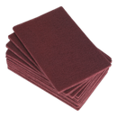 Abrasive Finishing Pad 150 x 230mm Medium Pack of 10 | Pipe Manufacturers Ltd..