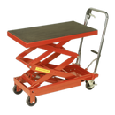 Hydraulic Platform Truck 400kg High Lift | Pipe Manufacturers Ltd..